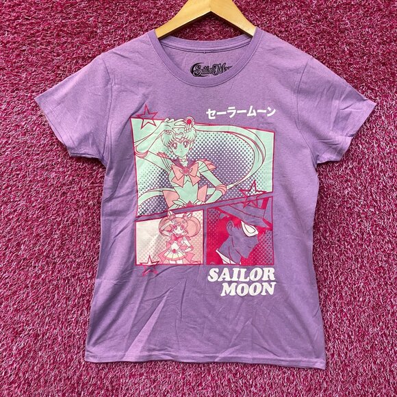 Sailor Moon Classic Pastel Panels T-Shirt Small - Picture 1 of 4